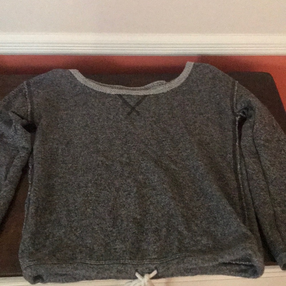 Off the shoulder sweatshirt